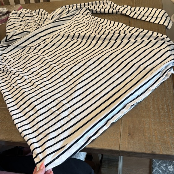 Women's Catalina Beach Cover-Up Dress White/Navy Stripe size XXL - Picture 10 of 10